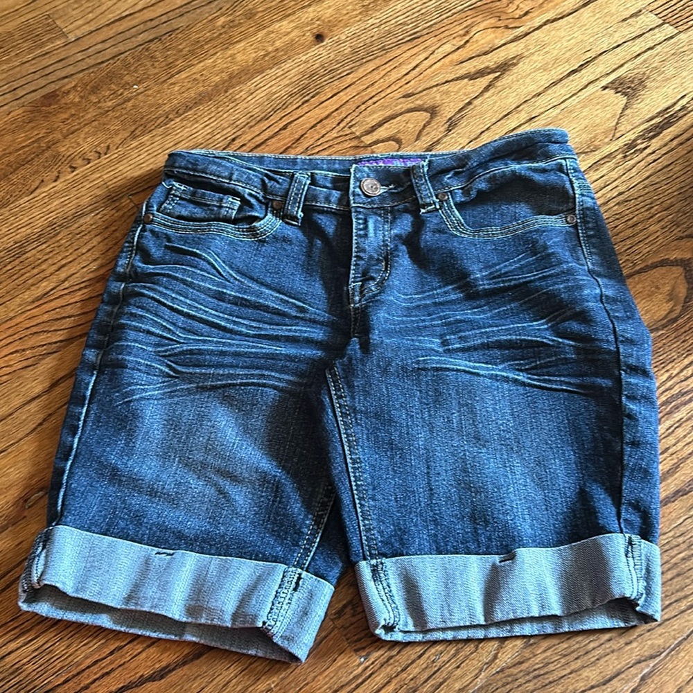 Deja Bleu blue jean shorts